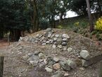 Stone walls moved here from Nijoko Castle site