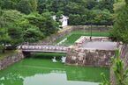 West bridge and moat